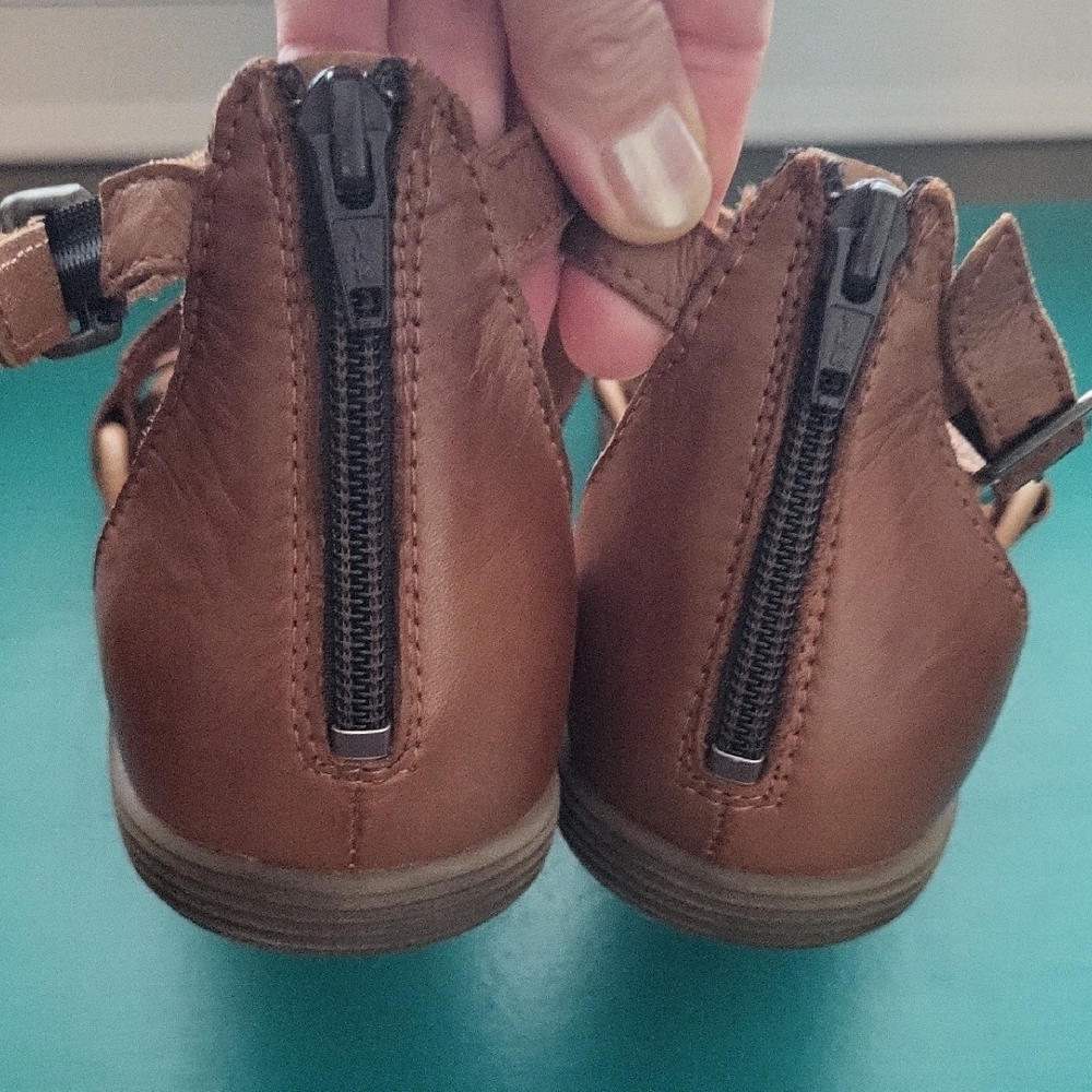 Miz Mooz Mari Leather Sandals - Tan - EU 39/US 8.5-9 - Picture 3 of 7